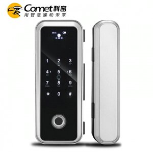 科密(COMET) E6玻璃門指紋鎖辦公室智能門禁鎖