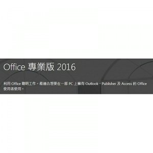 Microsoft Office 2016 專業版