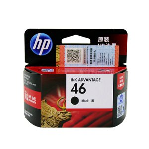 原裝惠普46黑色打印機墨盒