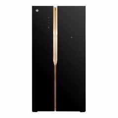 晶弘對開門冰箱_Fullmotion變頻壓縮機_BCD-630WPDGB 630L大冷凍空間 特設輕觸式吧臺 1天約1度電 鎏金黑_9511352001