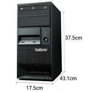 聯想（ThinkServer）TS250塔式服務器主機 至強四核 E3-1225V6 爆款 16GB / 2×1T / RAID1