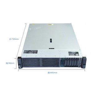 惠普（HP）HPE DL388Gen10/DL380G10 2U機架式服務器(替代DL388 G9) 1顆銅牌3104 6核1.7G CPU配單電源 16G內存+2塊300G 10K SAS硬盤