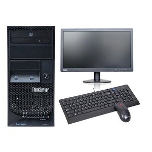 聯想（Lenovo） TS250 服務器 塔式服務器 服務器主機 E3-1225v6+19.5顯示器 16G內存丨3x1T硬盤丨RAID5