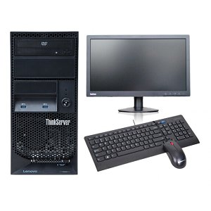 聯想（Lenovo） TS250 服務器 塔式服務器 服務器主機 E3-1225v6+19.5顯示器 32G內存丨3x2T硬盤丨RAID5