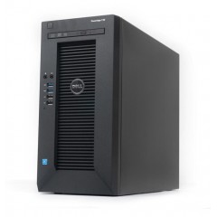 戴爾（DELL）Poweredge T30塔式服務器主機商務辦公電腦整機 T30【E3-1225v5 四核】+顯示器 8G內存〡2塊1TB SATA硬盤