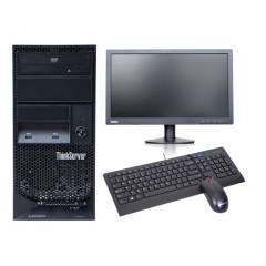 聯想（Lenovo） TS250 服務器 塔式服務器 服務器主機 E3-1225v6+19.5顯示器 16G內存丨3x1T硬盤丨RAID5