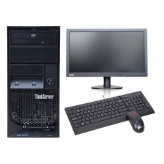 聯想（Lenovo） TS250 服務器 塔式服務器 服務器主機 E3-1225v6+19.5顯示器 8G內存丨2x1T硬盤丨RAID1