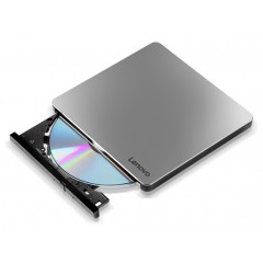 聯想（Lenovo）8倍速 鋁合金Type-C USB2.0外置光驅 外置DVD刻錄機 移動光驅 (Windows/MAC系統/DB85)