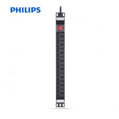 飛利浦（PHILIPS）8位2米PDU機柜電源插座板